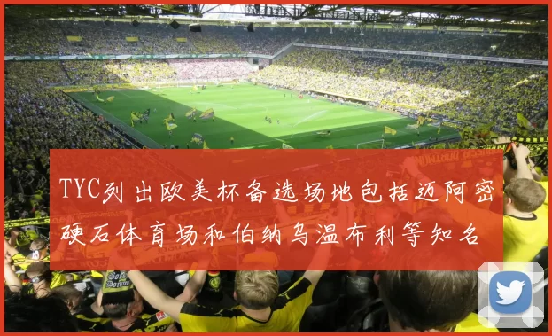 TYC列出欧美杯备选场地包括迈阿密硬石体育场和伯纳乌温布利等知名场馆