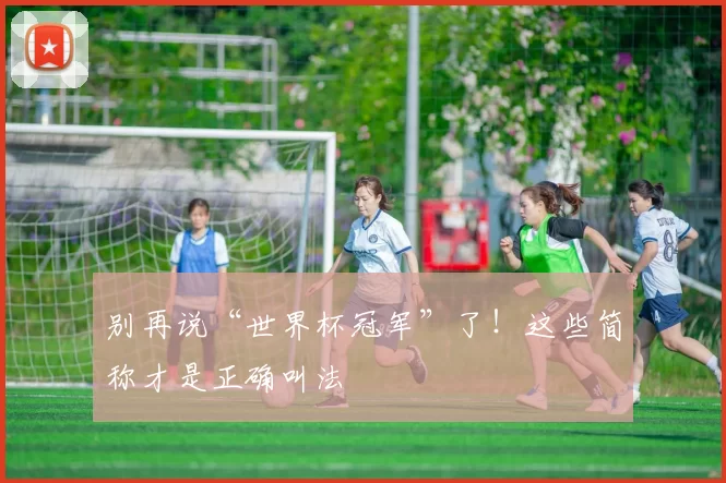 别再说“世界杯冠军”了!这些简称才是正确叫法