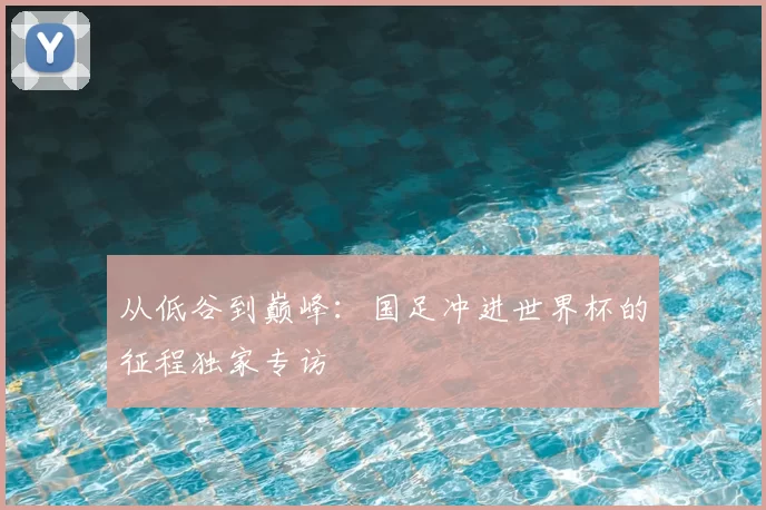 从低谷到巅峰:国足冲进世界杯的征程独家专访